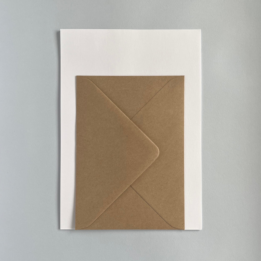 A5 White Laid Writing Paper Set 