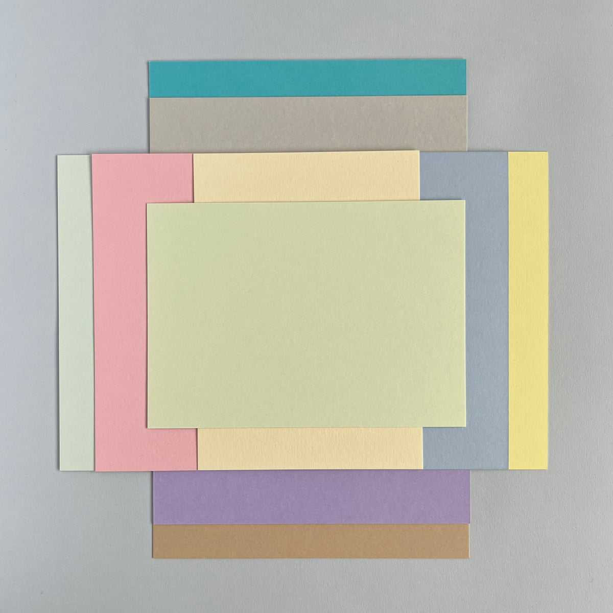 Multicoloured Correspondence Cards - Set of 10