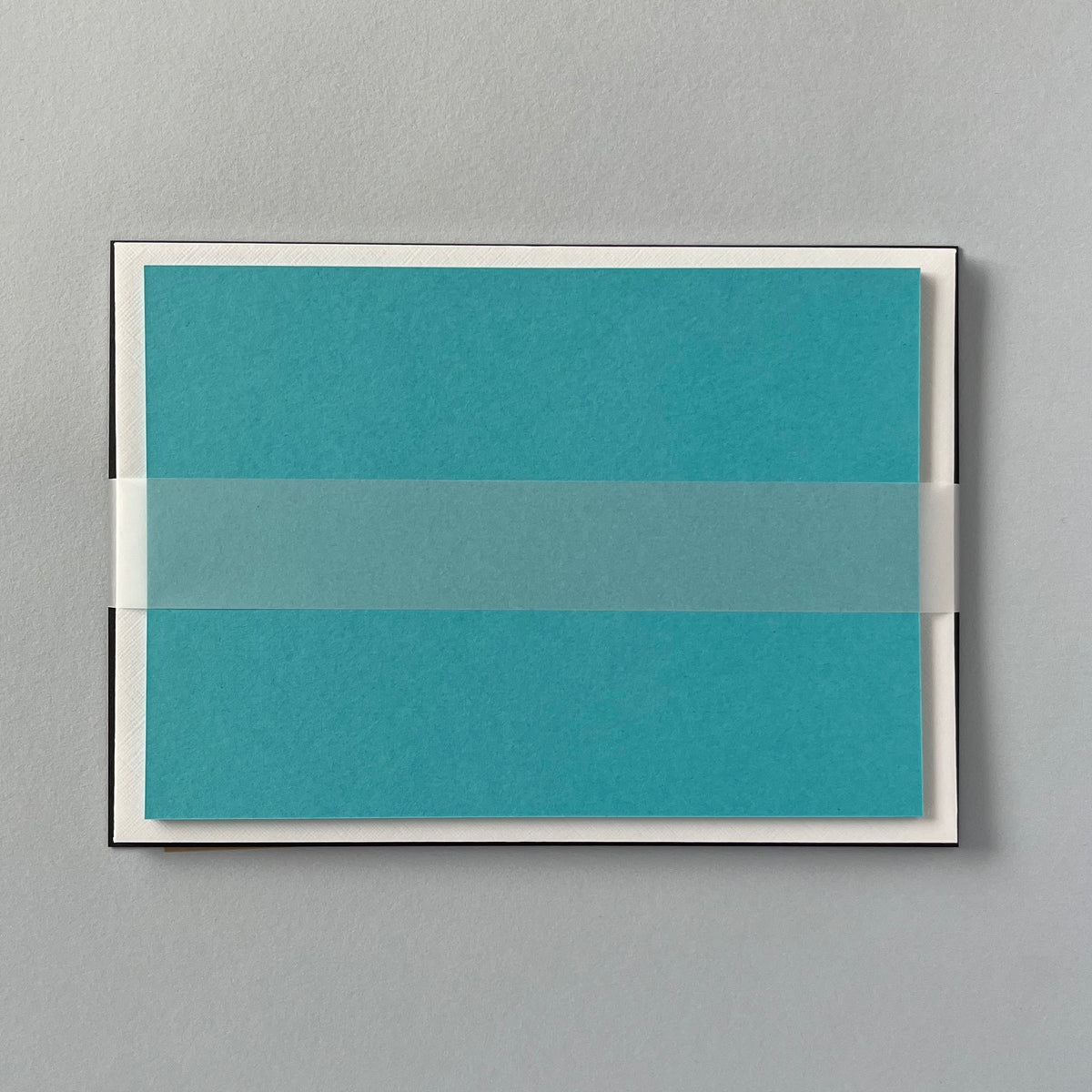 Turquoise Correspondence Cards - Single/Set of 5