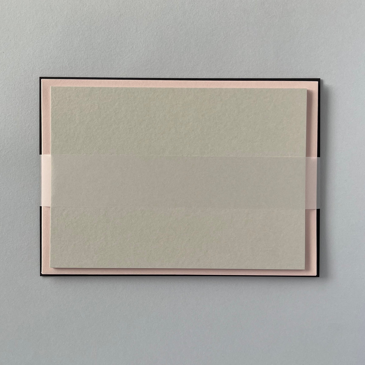 Pale Grey Correspondence Cards - Single/Set of 5
