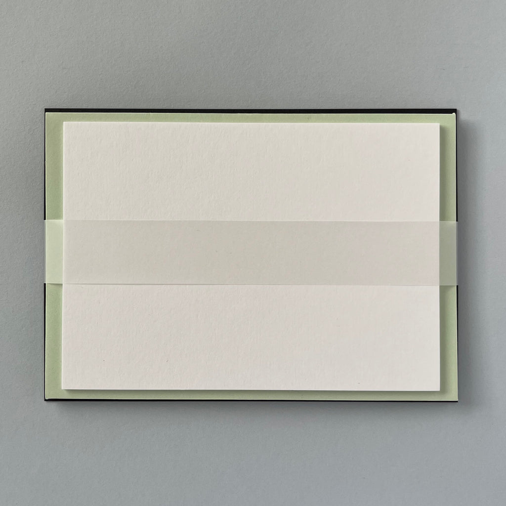 White Correspondence Cards - Single/Set of 5