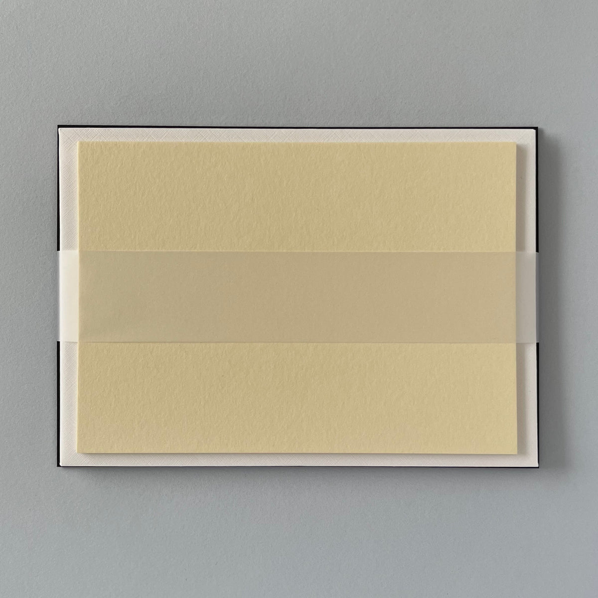 Cream Correspondence Cards - Single/Set of 5