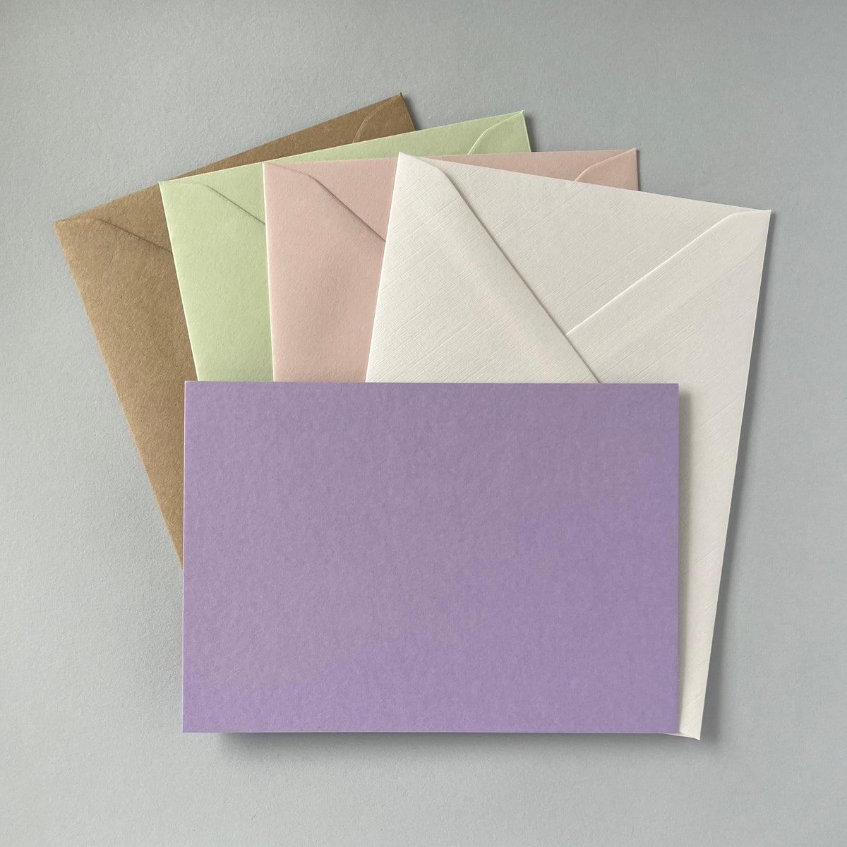 Lavender Correspondence Cards - Single/Set of 5