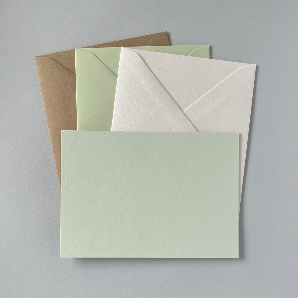 Mint Correspondence Cards - Single/Set of 5