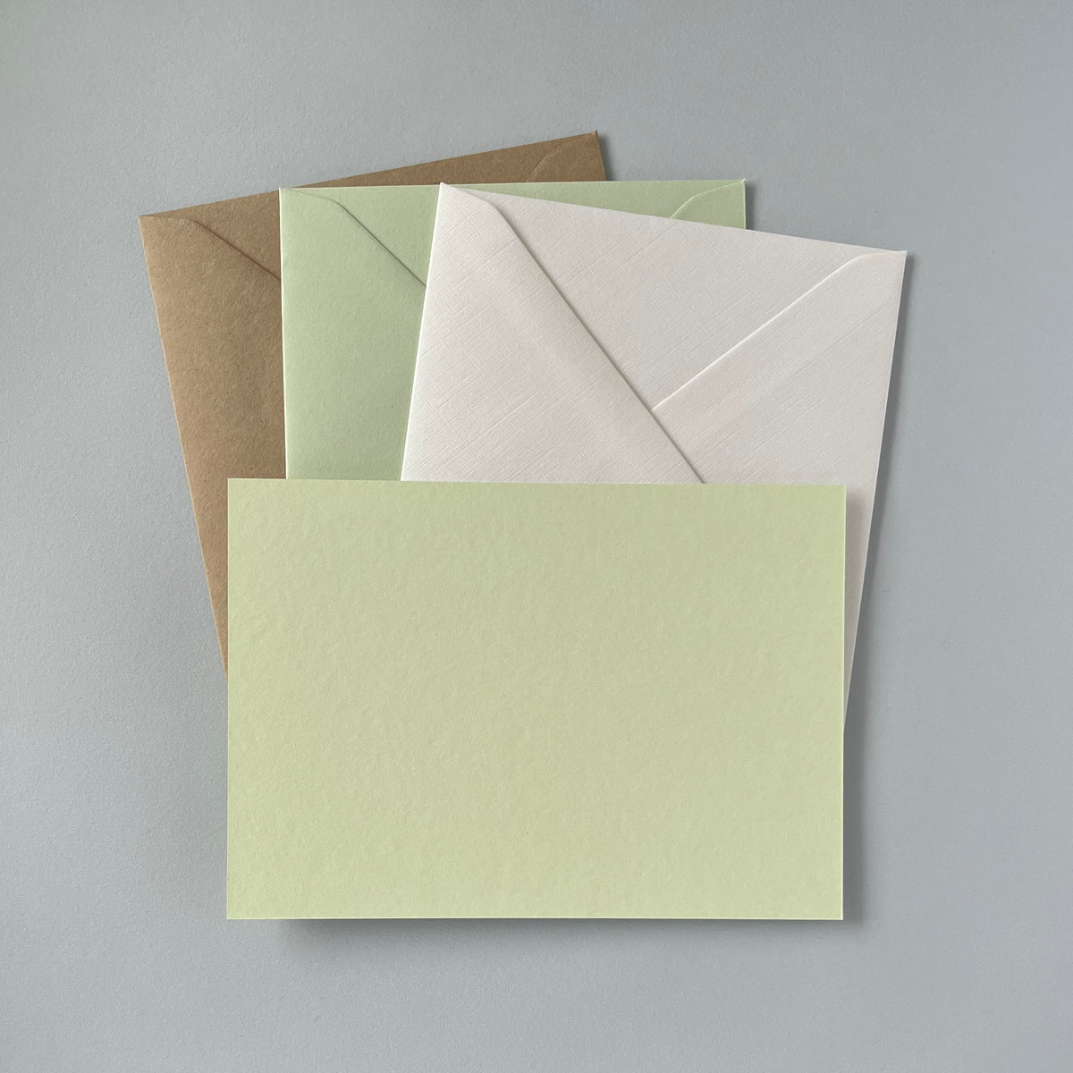 Pistachio Correspondence Cards - Single/Set of 5