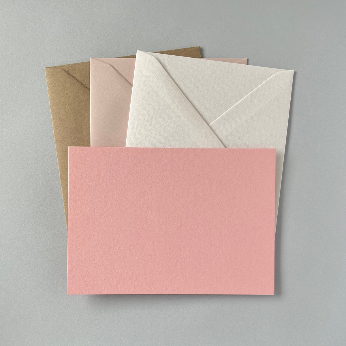 Pink Correspondence Cards - Single/Set of 5