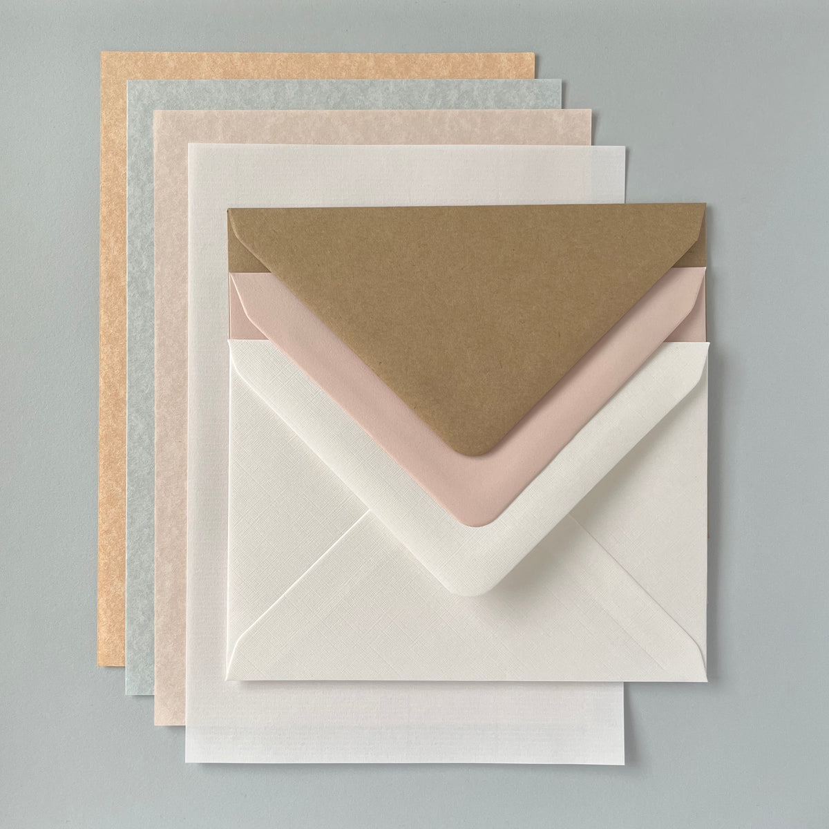 A5 White Laid Writing Paper Set 